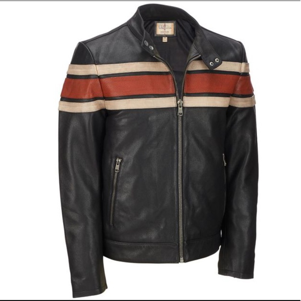 vintage 50’s style leather jacket